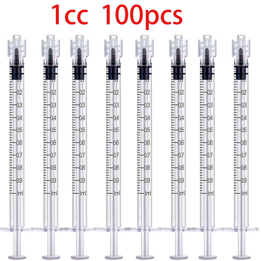 1Pc/50Pcs/100Pcs 1ml Luer Lock - огляд і ціна Medical Lab Supplies