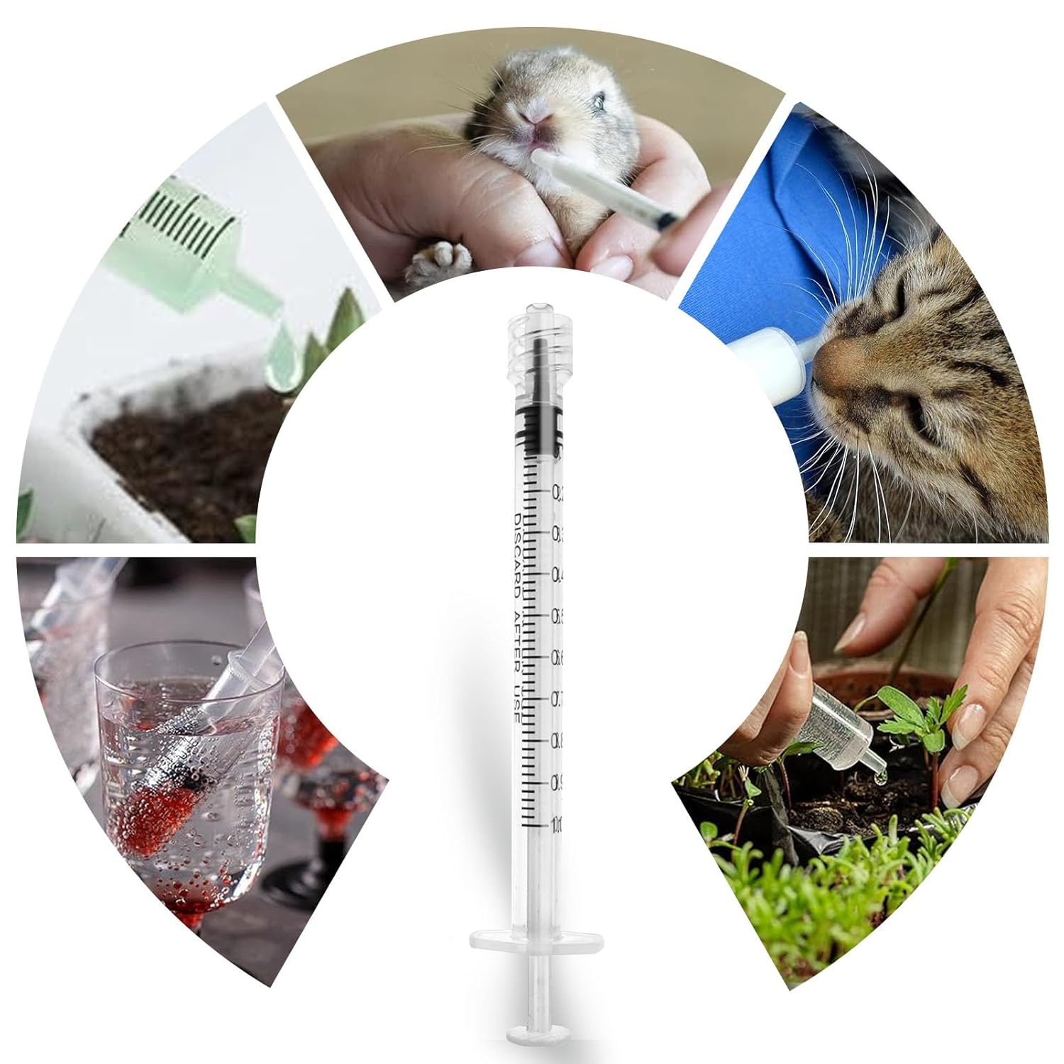 1Pc/50Pcs/100Pcs 1ml Luer Lock - огляд і ціна Medical Lab Supplies