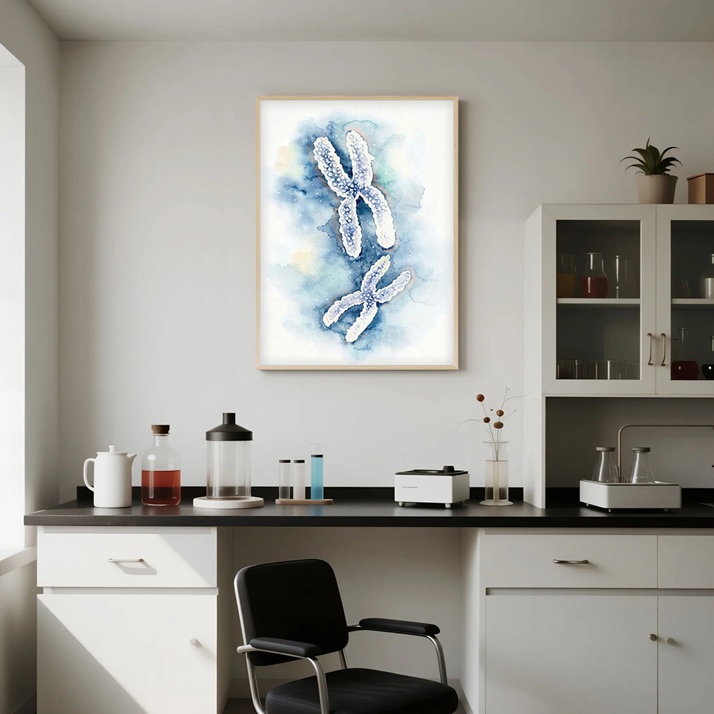 Watercolor DNA Double Helix Ch - огляд і ціна Medical Lab Pictures