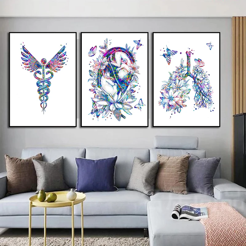 Anatomy Medical Poster Flower  - огляд і ціна Medical Lab Pictures