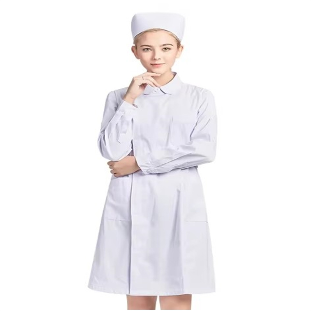 new pure cotton breathable whi - огляд і ціна Lab Coat Medical