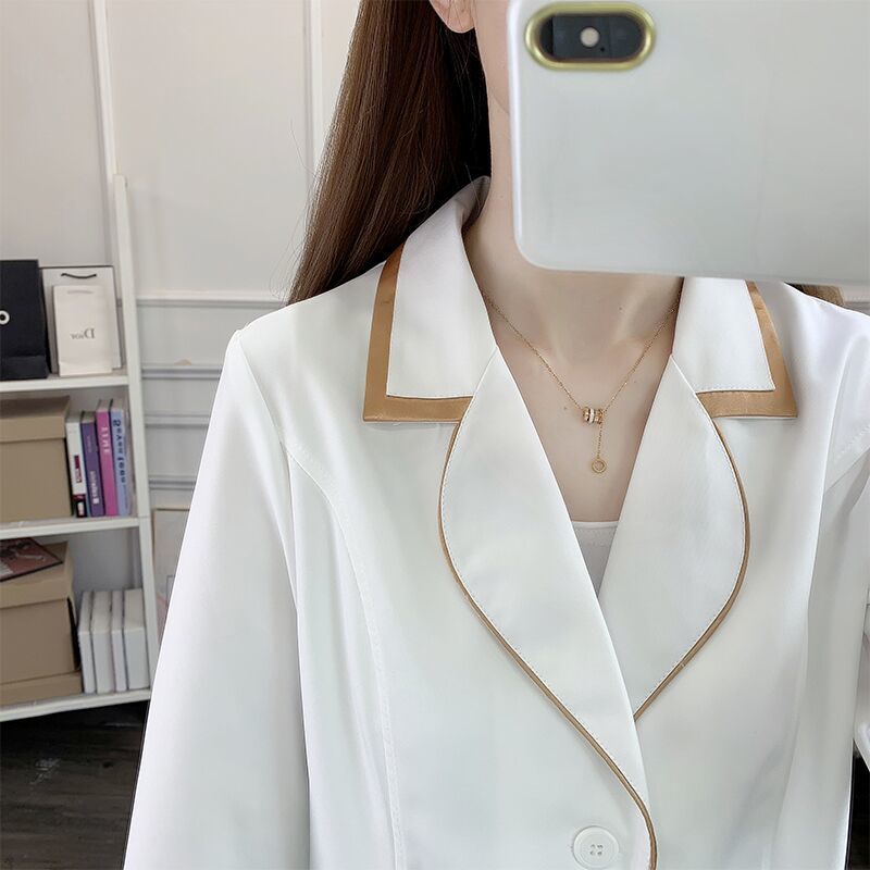 white short beauty uniform dre - огляд і ціна Lab Coat Medical