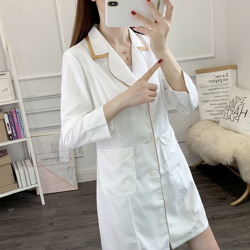 white short beauty uniform dre - огляд і ціна Lab Coat Medical