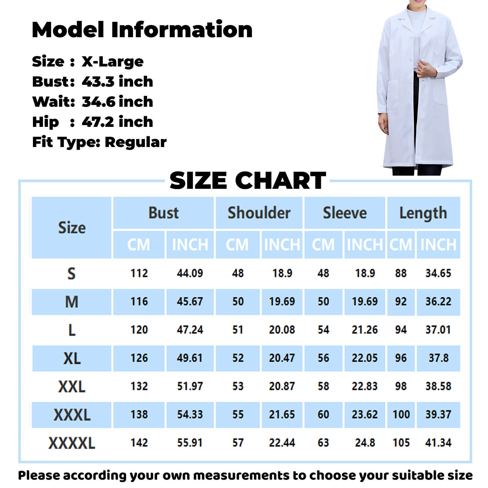 White Lab Coat For Women Men S - огляд і ціна Lab Coat Medical