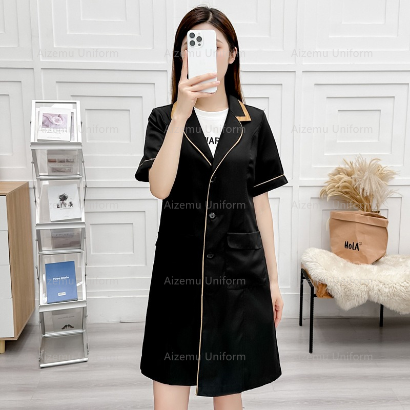 black beauty uniform with beau - огляд і ціна Lab Coat Medical
