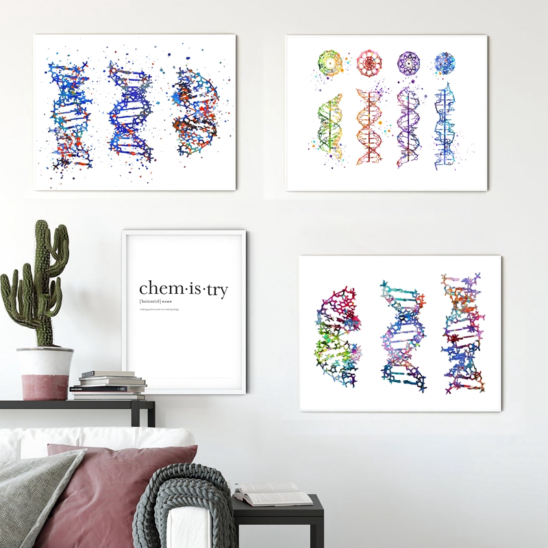 DNA Molecule Print Modern Medi - огляд і ціна Medical Lab Pictures