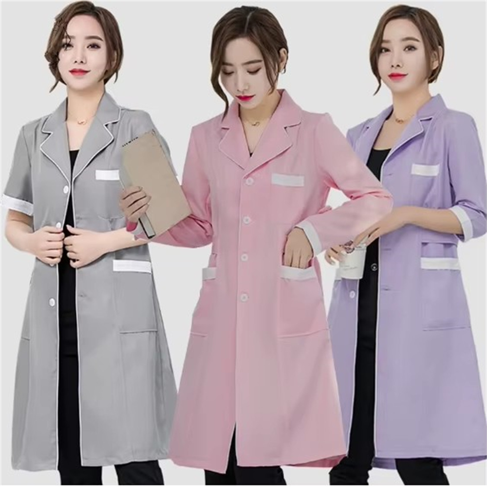 High grade gray solid color sl - огляд і ціна Lab Coat Medical