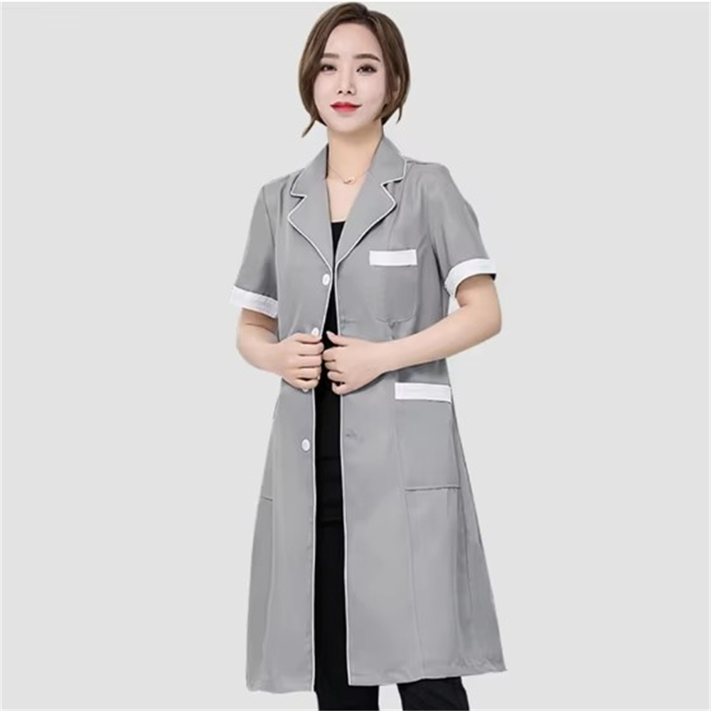 High grade gray solid color sl - огляд і ціна Lab Coat Medical