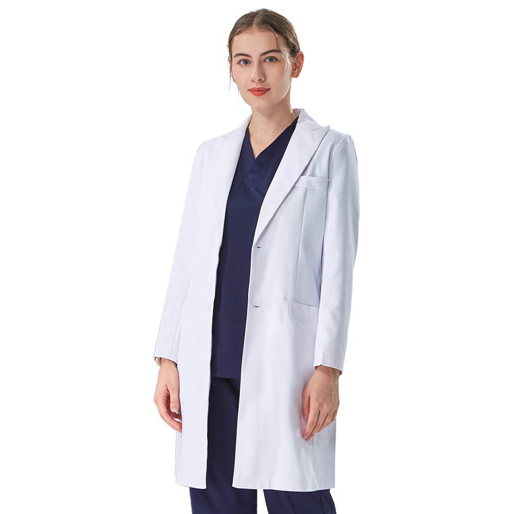 Thoughtful Lapel Collar White  - огляд і ціна Lab Coat Medical