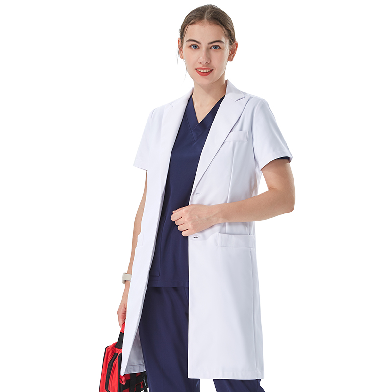 Thoughtful Lapel Collar White  - огляд і ціна Lab Coat Medical