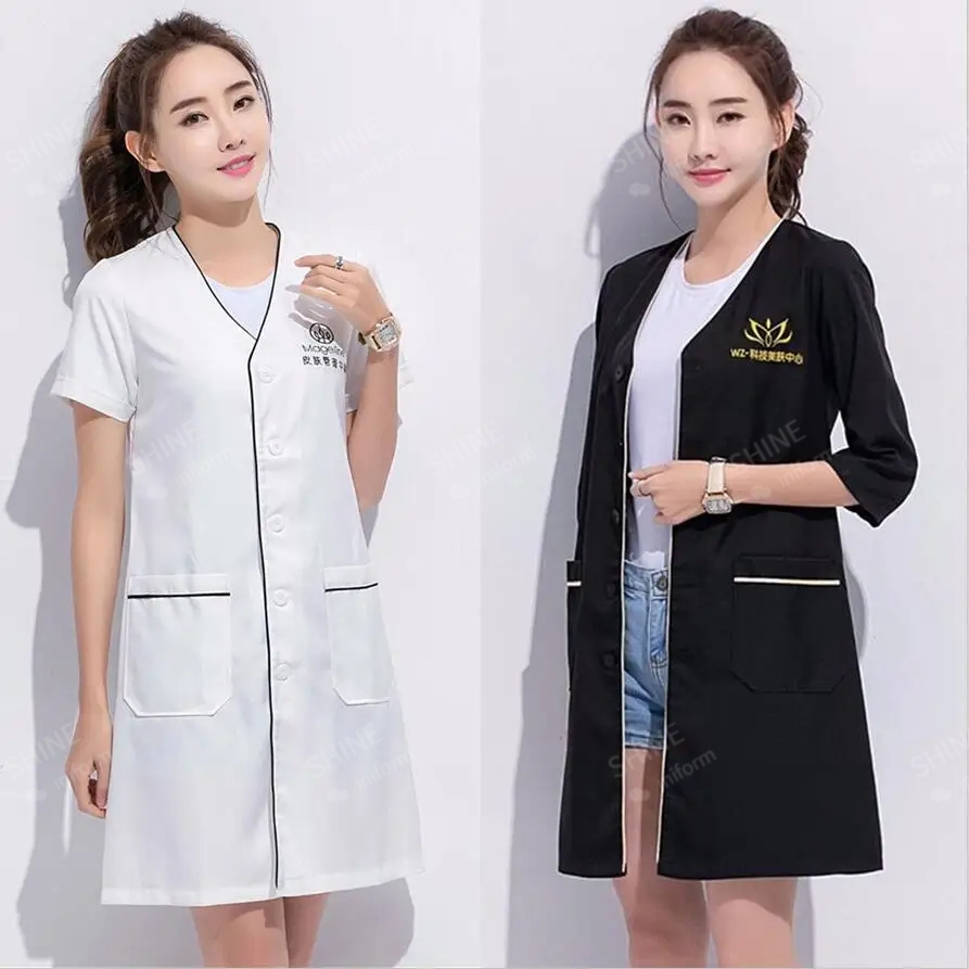 beauty uniform beautician Cust - огляд і ціна Lab Coat Medical